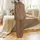 Platypus Lover's Whimsical Cartoon Brown Platypus Pattern All-Over Print Satin Pajamas Set - 3