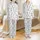 Women's Kawaii Capybara Sleep Set: Greyscale Blush Pink Imitation Silk Pajama Set Satin Pajamas Set - 1