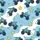 Youthful Blue Monster Truck Action Print: Yellow Flames, Mud Splatters & Star Design Satin Pajamas Set - 4