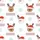 Cozy Christmas Pajamas: Cute Reindeer Snowman & Fair Isle Pattern Sleepwear Satin Pajamas Set - 4