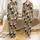 Children's Realistic Photo Kitten Collage Pattern Fleece Pajamas Set Satin Pajamas Set - 1