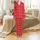 Great Dane Dog Sewing Pattern: Playful Red Polka Dot Paw Bone Zipper - Small Medium Sizes - Instant Download Satin Pajamas Set - 2