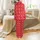 Great Dane Dog Sewing Pattern: Playful Red Polka Dot Paw Bone Zipper - Small Medium Sizes - Instant Download Satin Pajamas Set - 3