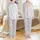 Tween Girls' Iridescent Pastel Macaron Pajamas: Whimsical Watercolor Sleep Set Satin Pajamas Set - 1