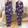 Personalized Family Halloween: Royal Purple Whimsical Cats & Jack-o'-Lanterns Sleep Set Satin Pajamas Set - 1