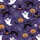 Personalized Family Halloween: Royal Purple Whimsical Cats & Jack-o'-Lanterns Sleep Set Satin Pajamas Set - 4