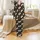 Bridesmaid Bridal Party Dark Brown Rose Botanical Satin Shorts & Cami Set Satin Pajamas Set - 2