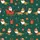 Bearded Dragon Christmas: Jovial Lizard Santa Sleigh Seamless Pattern Garment-Dyed Pajamas Satin Pajamas Set - 4