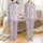 Women's & Family Whimsical Champagne, Macaron, Strawberry, Gift & Balloon Pajamas Set Satin Pajamas Set - 1
