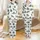 Winter Wolf Pack: Hand-Painted Watercolor Snowy Forest Seamless Art Satin Pajamas Set - 1
