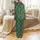 Personalized Family Christmas Sleep Set: Custom Photo Face Holly Berry Candy Cane Print Satin Pajamas Set - 3