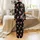 Santa Hockey Game: Dynamic Christmas Skaters & Snowflakes All-Over Pattern – Holiday Graphic Satin Pajamas Set - 3