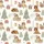 Women's Whimsical Parisian Puppy Christmas Pajamas: Cavalier King Charles Spaniel & Eiffel Tower Sleep Set Satin Pajamas Set - 4