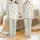 Vintage Donkey & Wheat Pattern: Hand-Drawn Pen & Ink Grayscale Sketch Motif Satin Pajamas Set - 1