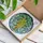 Art Lovers' Tiffany Style Golden Yellow Floral Stained Glass Blue Sky Mosaic Design Stained Glass Suncatcher - 3