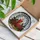 Winter Holiday Fans' Tiffany Style Stained Glass Glowing Red Pillar Candles, Poinsettia, Holly & Berries Mosaic Stained Glass Suncatcher - vE98u71rOu