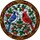 Nature Lovers' Tiffany Stained Glass Blue Jay Cardinal Winter Berry Mosaic Stained Glass Suncatcher - 5