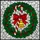 Holiday Enthusiasts' Intricate Jewel Tone Tiffany Stained Glass Candy Cane Holly Wreath Design Stained Glass Suncatcher - 5