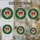 Holiday Enthusiasts' Intricate Jewel Tone Tiffany Stained Glass Candy Cane Holly Wreath Design Stained Glass Suncatcher - 4