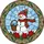 Holiday Decor Lovers' Stained Glass Snowman, Holly, Poinsettia, Plaid Scarf, Tiffany Jewel Tones Stained Glass Suncatcher - 5
