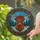 Festive Animal Art Lovers' Vibrant Tiffany Stained Glass Highland Cow Christmas Wreath Motif Stained Glass Suncatcher - x3GBS9t5Ka
