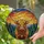 Highland Cow Fans' Stained Glass Winter Sunset Art with Festive Garland & Jewel Tones Stained Glass Suncatcher - LDhGkpGG3e