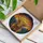 Highland Cow Fans' Stained Glass Winter Sunset Art with Festive Garland & Jewel Tones Stained Glass Suncatcher - WX2NX9dSTi