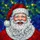 Christmas Lovers' Jolly Santa Stained Glass Mosaic, Vibrant Tiffany Style Jewel Tone Christmas Pattern with Black Lead Lines Stained Glass Suncatcher - 5