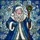 Christmas Enthusiasts' Tiffany Style Stained Glass Santa Icy Blue Emerald Green Mosaic Stained Glass Suncatcher - 5