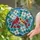 Nature Art Enthusiasts' Vibrant Stained Glass Cardinal Couple Tiffany Blossom Jewel Tones Stained Glass Suncatcher - -8ietpskZT