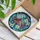 Nature Art Enthusiasts' Vibrant Stained Glass Cardinal Couple Tiffany Blossom Jewel Tones Stained Glass Suncatcher - mEWk0qhyND