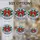 Christmas Art Lovers' Tiffany Style Ruby Red Bow, Emerald Holly, Frosted Stained Glass Stained Glass Suncatcher - 4