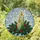 Holiday Enthusiasts' Tiffany Stained Glass Glowing Candles Holly Berries Emerald Ruby Gold Mosaic Stained Glass Suncatcher - hLksBZi6CY