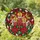 Christmas Art Admirers' Glowing Tiffany Stained Glass Red Candles Poinsettia Holly Mosaic Stained Glass Suncatcher - NJkKfkL1cj