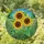 Nature Lovers' Vibrant Tiffany Stained Glass Sunflowers & Jewel Tone Landscape Pattern Stained Glass Suncatcher - 1