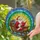 Christmas Enthusiasts' Tiffany Style Stained Glass Santa Reading Colorful Books Rainbow Mosaic Stained Glass Suncatcher - J2RJNkqpou