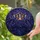 Fantasy Art Lovers' Mystical Stained Glass Witches Jewel Tone Blue Orange Purple Gold Mosaic Stained Glass Suncatcher - 2