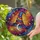 Fantasy & Celestial Lovers' Jewel Tone Tiffany Stained Glass Cosmic Witch Hat Moon Stars Stained Glass Suncatcher - 2