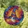 Fantasy & Celestial Lovers' Jewel Tone Tiffany Stained Glass Cosmic Witch Hat Moon Stars Stained Glass Suncatcher - 1