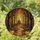 Halloween Enthusiasts' Orange Yellow Teal Stained Glass Spooky Forest Haunted House Jack-o'-Lanterns Stained Glass Suncatcher - 1