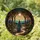 Fantasy Art Enthusiasts' Intricate Stained Glass Witch Mystical Forest Jewel Tone Edge-to-Edge Stained Glass Suncatcher - 1