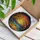 Halloween Enthusiasts' Intricate Glowing Jewel-Tone Tiffany Stained Glass Jack-o'-lantern Sunset Stained Glass Suncatcher - 3