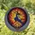 Witchy Decor Lovers' Vibrant Stained Glass Witch, Skulls, Jack-O'-Lantern & Autumnal Sky Mosaic Stained Glass Suncatcher - 1