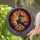 Witchy Decor Lovers' Vibrant Stained Glass Witch, Skulls, Jack-O'-Lantern & Autumnal Sky Mosaic Stained Glass Suncatcher - 2