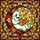 Gothic Chic Fans' Jewel Tone Tiffany Glass Celestial Ghost Moon Reading Geometric Mosaic Stained Glass Suncatcher - 5