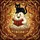 Whimsical Art Lovers' Tiffany Style Stained Glass Cheerful Ghost Black Cat Amber Red Mosaic Stained Glass Suncatcher - 5