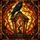 Gothic Art Lovers' Tiffany Style Stained Glass Raven Lantern Moon Gnarled Tree Bat Teal Amber Mosaic Stained Glass Suncatcher - 5