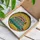 Family Christmas Lovers' Glowing Teal Stained Glass Vintage Car Holiday Kids & Gifts Mosaic Stained Glass Suncatcher - 3