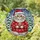 Cat Lovers' Vibrant Tiffany Stained Glass Fluffy Cat Red Santa Hat Blue Eyes Winter Wonderland Mosaic Stained Glass Suncatcher - 6jF0WKNBCG