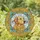 Golden Retriever Lovers' Tiffany Stained Glass Golden Amber Filigree Butterfly Clover Dog Portrait Stained Glass Suncatcher - S2ezc-g0Tx